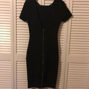 Black bodycon dress